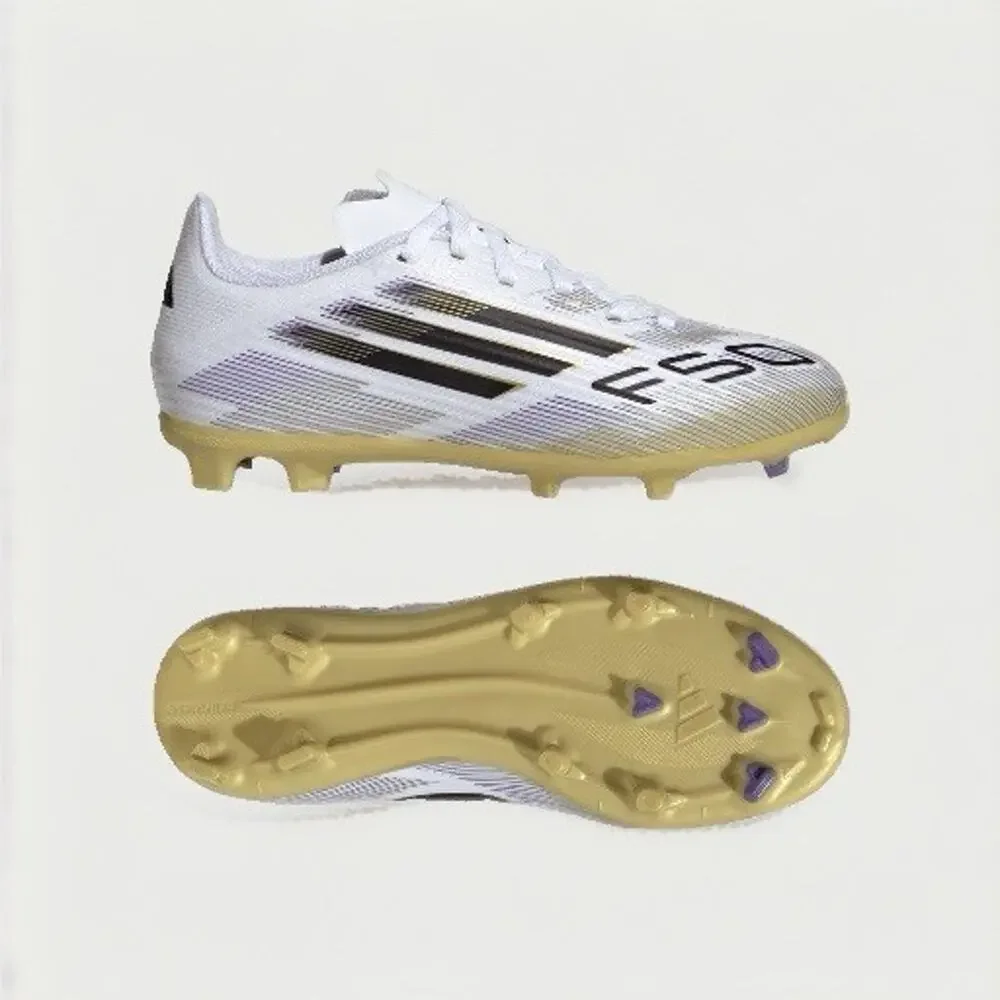 adidas F50 League FG/MG Road to Glory Soccer Cleats Youth 5.5 5.5Y JH7745 White